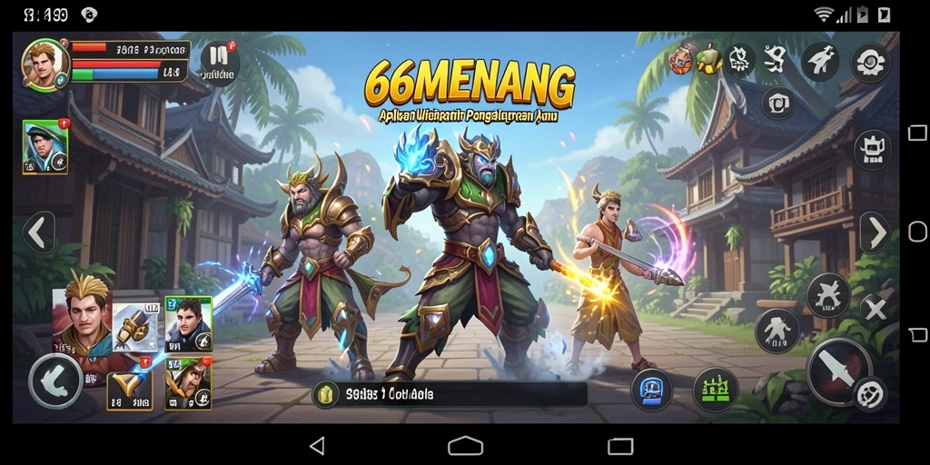 Screenshot utama 66MENANG menampilkan pengaturan tugas dan pengingat.