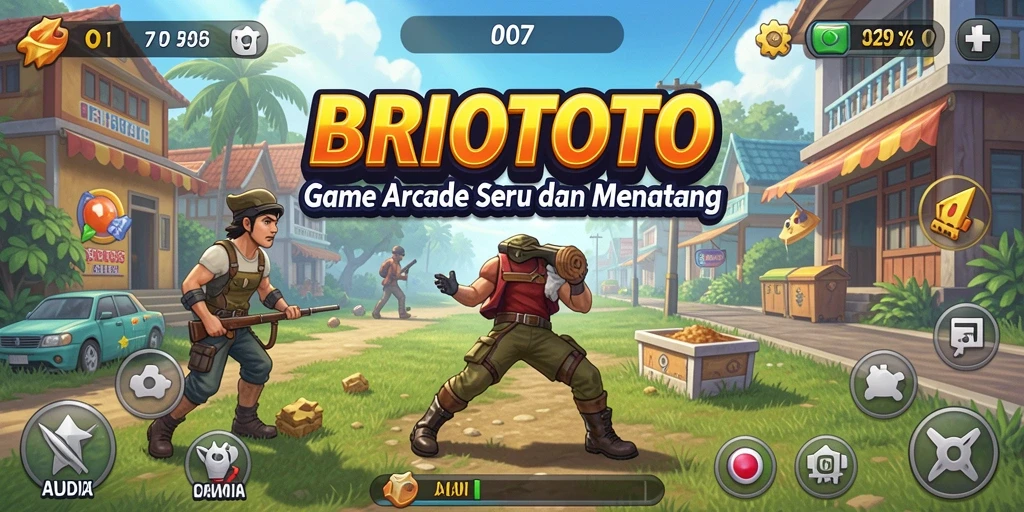 Tampilan gameplay seru di BRIOTOTO dengan tantangan menakjubkan.