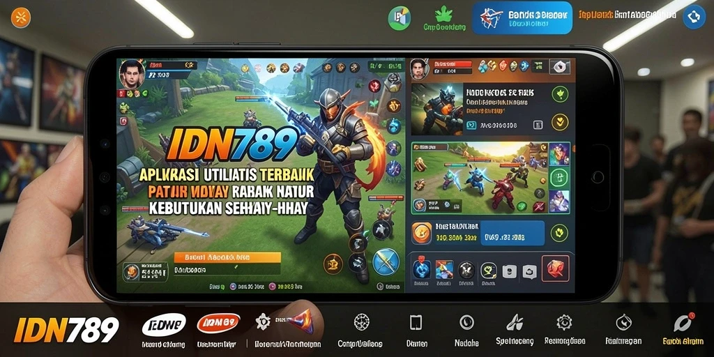 Tampilan antarmuka utama IDN789 yang memudahkan penggunaan aplikasi Utility.