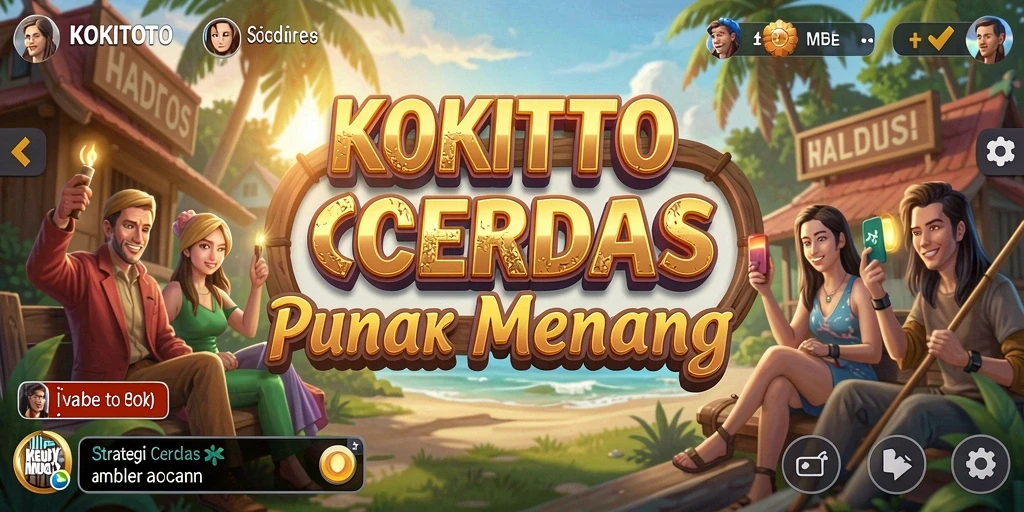 Tampilan gameplay KOKITOTO dengan strategi yang mendebarkan.