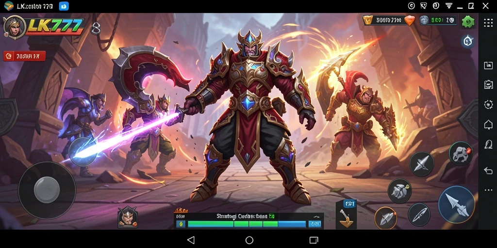 Tampilan gameplay LK777 yang mendebarkan dan strategis.