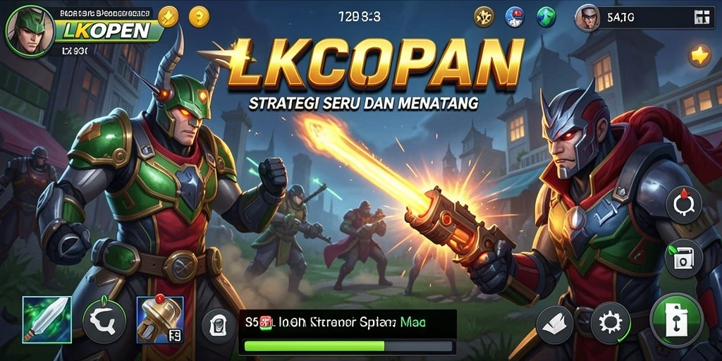 Tampilan menarik dari gameplay LKOPEN yang penuh strategi.