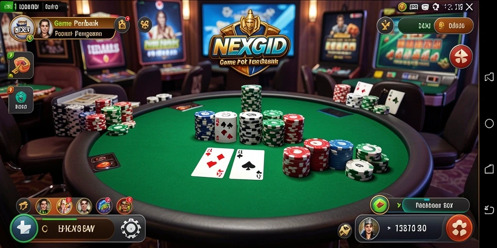 Tampilan menarik dari gameplay Poker di NEXGID.