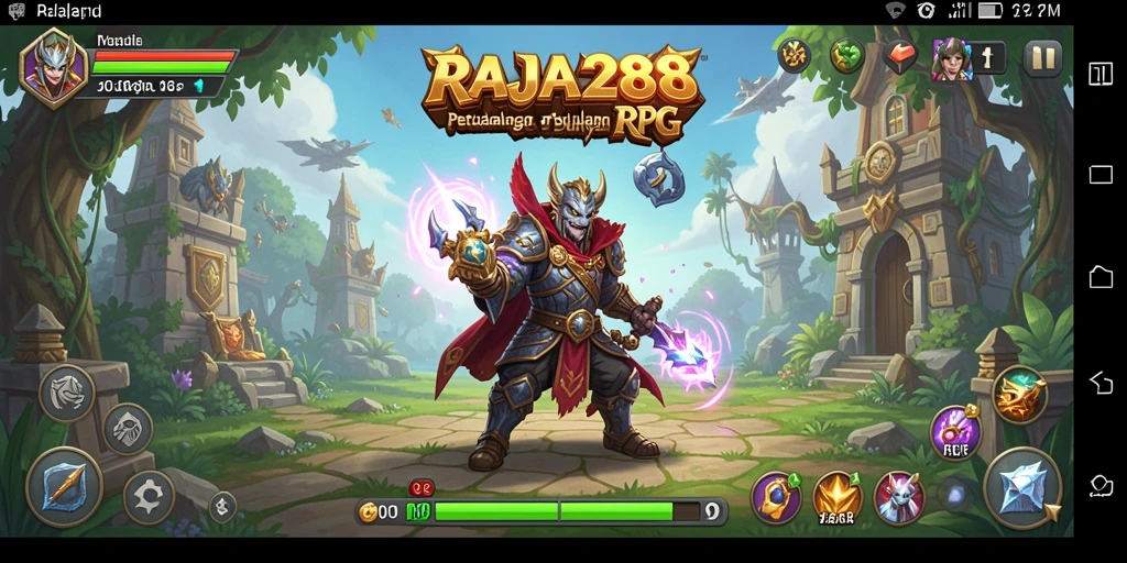 Tampilan menarik dari gameplay RAJA288 yang penuh aksi RPG.