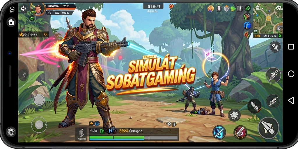 Tampilan menarik gameplay SOBATGAMING yang menggambarkan simulasi kehidupan.