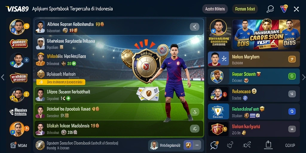 Tampilan gameplay SPORTSBOOK yang mendebarkan dan interaktif.