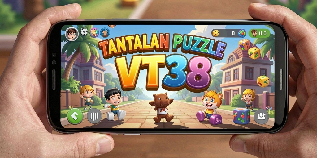 Tampilan gameplay menarik dari VT38 dengan berbagai teka-teki menantang.
